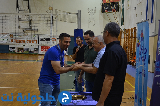 فريق مكابي جلجولية يفوز بنهائي دوري كرة الطائرة القطري